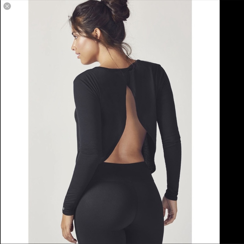 Nwot Fabletics Millie Split Back Essential Size S… - image 1